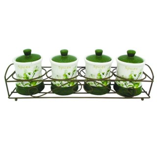 ZESTAW 4 POJEMNIKÓW NA PRZYPRAWY MAESTRO MR-20032-04CS