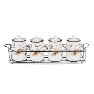 ZESTAW 4 POJEMNIKÓW NA PRZYPRAWY MAESTRO MR-20049-04CS