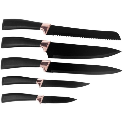 ZESTAW 5 NOŻY KUCHENNYCH W BLOKU BRUNBESTE BB-3776