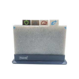 ZESTAW DESEK DO KROJENIA NA STOJAKU PODSTAWCE DESKA KUCHENNA MAESTRO MR-1787TG