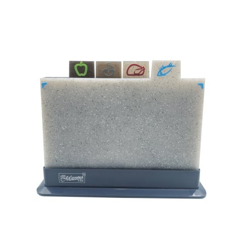 ZESTAW DESEK DO KROJENIA NA STOJAKU PODSTAWCE DESKA KUCHENNA MAESTRO MR-1787TG