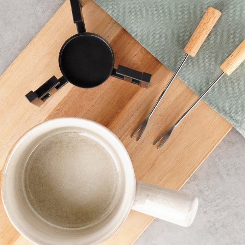 ZESTAW DO FONDUE PORCELANOWY KUBEK 450 ML 4 ELEMENTY EXCELLENT HOUSEWARE 259693