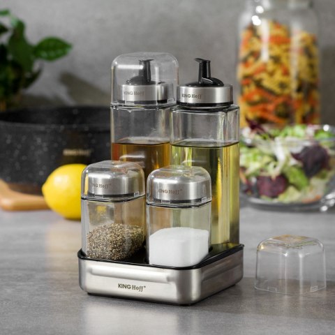 ZESTAW DO PRZYPRAW 5 EL. PRZYPRAWNIK KINGHOFF KH-1647