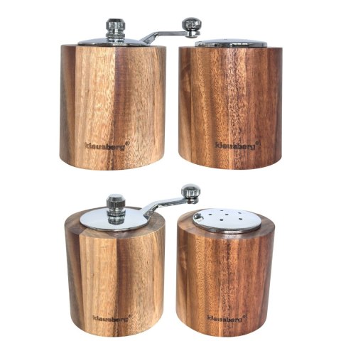 ZESTAW DO SOLI I PIEPRZU Z MŁYNKIEM I SOLNICZKĄ KLAUSBERG KB-7859