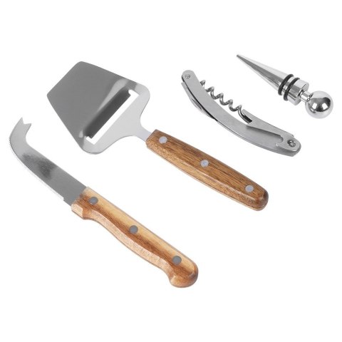 Zestaw akcesoriów akcesoria do wina i serów sera 4 elementy EXCELLENT HOUSEWARE 259358