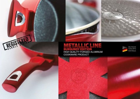 ZESTAW GARNKÓW 22 ELE. BERLINGER HAUS METALLIC BURGUNDY BH-7180