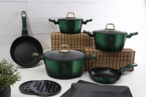ZESTAW GARNKÓW + AKCESORIA 17 EL. BERLINGER HAUS EMERALD BH-7043