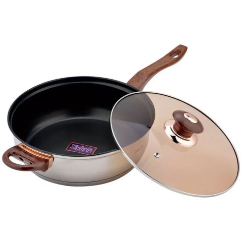 ZESTAW GARNKÓW STALOWYCH 12 EL. KINGHOFF KH-1768 ROSEGOLD