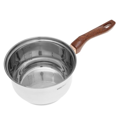 ZESTAW GARNKÓW STALOWYCH 12 EL. KINGHOFF KH-1768 ROSEGOLD