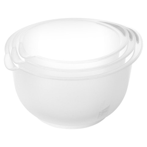 ZESTAW MISEK KUCHENNYCH DO MIKSOWANIA Z MIARKĄ 1.5 / 2 / 2.5L 3 SZTUKI EXCELLENT HOUSEWARE 259367