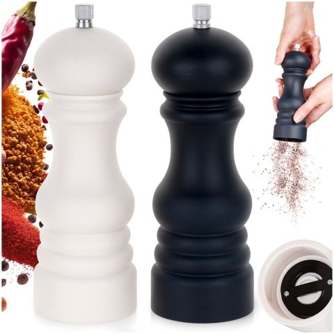 ZESTAW MŁYNKÓW RĘCZNYCH DO PRZYPRAW 2-ELE MŁYNEK DO PIEPRZU I SOLI EH EXCELLENT HOUSEWARE 259745
