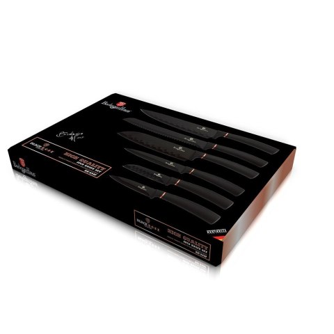 ZESTAW NOŻY 6 ELE. BERLINGER HAUS BLACK ROSE GOLD BH-2337