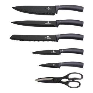 ZESTAW NOŻY 7 ELE. BERLINGER HAUS CARBON PRO BH-2600