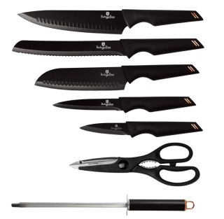 ZESTAW NOŻY 8 ELE. BERLINGER HAUS BLACK ROSE GOLD BH-2692