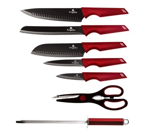 ZESTAW NOŻY 8 ELE. BERLINGER HAUS BURGUNDY BH-2686