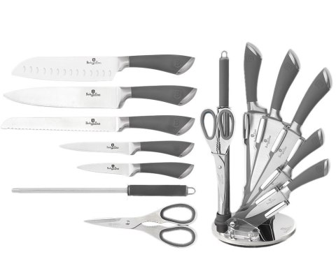 ZESTAW NOŻY 8 ELE. BERLINGER HAUS INFINITY GRAY BH-2046