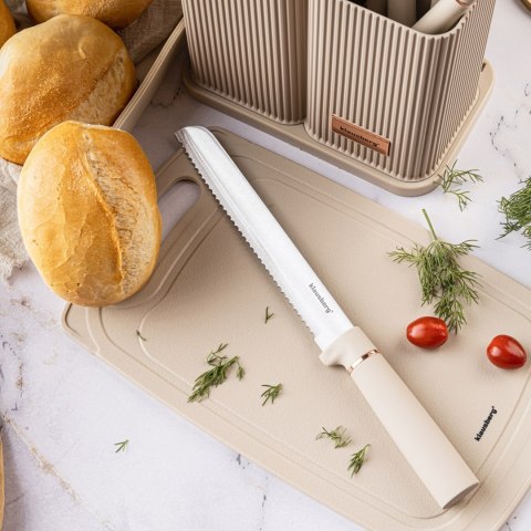 ZESTAW NOŻY KUCHENNYCH W BLOKU Z PRZYBORAMI KUCHENNYMI I DESKĄ DO KROJENIA 12-ELE KLAUSBERG KB-7935