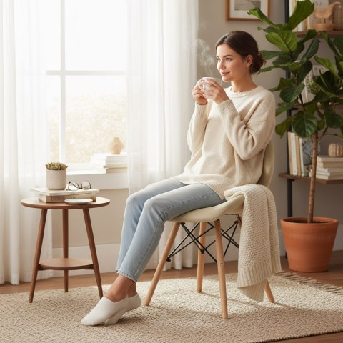 Krzesło tapicerowane MURET VELVET aksamitny beżowy