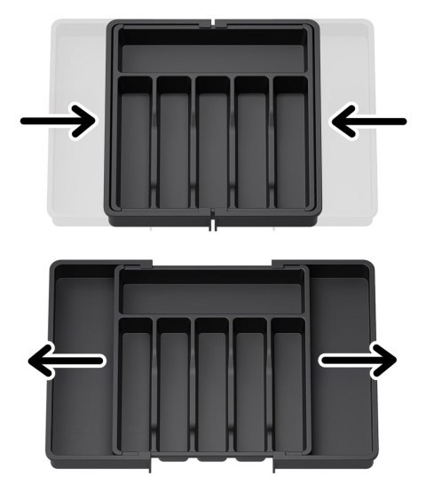 Organizer na sztućce rozsuwany GARFO