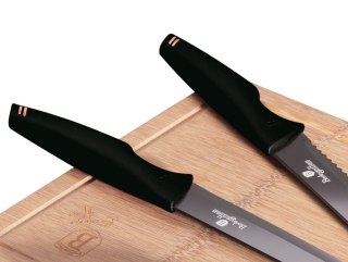 ZESTAW NOŻY Z DESKĄ 6 ELE. BERLINGER HAUS BLACK ROSE BH-2708