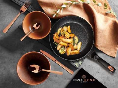 ZESTAW PATELNI 3-EL. 20/24/28cm BERLINGER HAUS BLACK ROSE BH-6156
