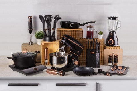 ZESTAW PATELNI 3-EL. 20/24/28cm BERLINGER HAUS BLACK ROSE BH-6156