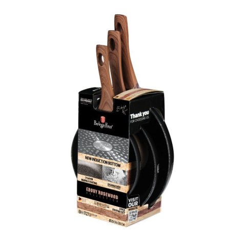 ZESTAW PATELNI 3 ELE. BERLINGER HAUS EBONY ROSEWOOD BH-1727