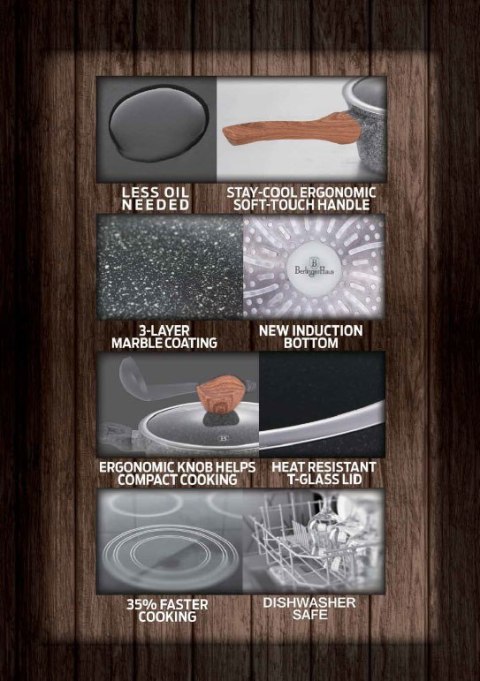 ZESTAW PATELNI 3 ELE. BERLINGER HAUS FOREST LINE BH-1215