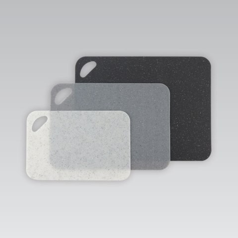 ZESTAW PODKŁADEK DESEK DO KROJENIA 3-ELE KOMPLET MAESTRO MR-1656