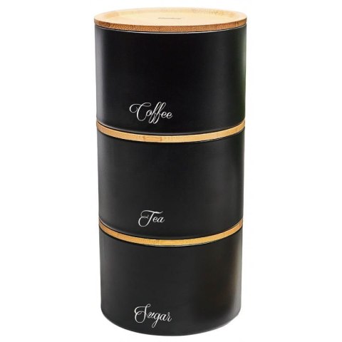 ZESTAW POJEMNIKÓW KUCHENNYCH KAWA HERBATA CUKIER KLAUSBERG KB-7506