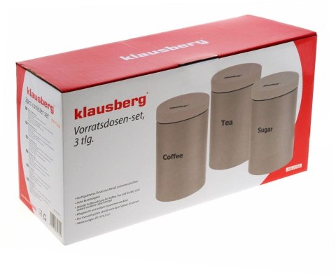 ZESTAW POJEMNIKÓW KUCHENNYCH KLAUSBERG KLAUSBERG KB-7452
