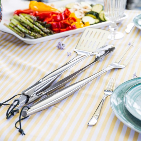 ZESTAW PRZYBORÓW DO GRILLA, 3 ELEMENTY, NARZĘDZIA DO GRILLOWANIA, KLAUSBERG KB-7900