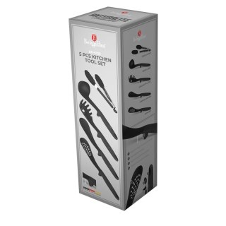 ZESTAW PRZYBORÓW KUCHENNYCH 5-ELE BERLINGER HAUS ANTRACIT BH-6339