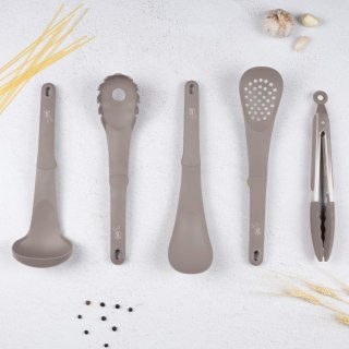 ZESTAW PRZYBORÓW KUCHENNYCH 5-ELE BERLINGER HAUS TAUPE BH-6335