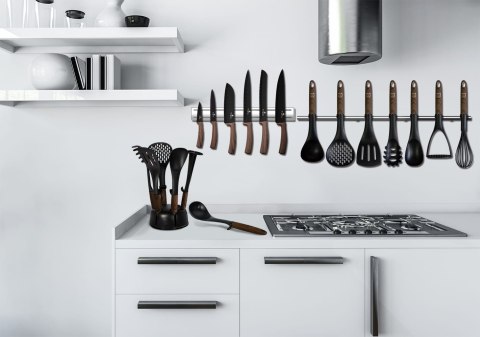 ZESTAW PRZYBORÓW KUCHENNYCH 7 EL. BERLINGER HAUS EBONY ROSEWOOD BH-6229