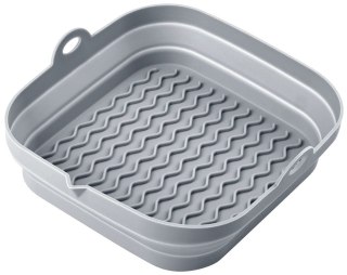 ZESTAW WKŁADÓW SILIKONOWYCH DO FRYTKOWNICY BEZTŁUSZCZOWEJ 2 SZTUKI KWADRATOWY 20CM SKŁADANY KLAUSBERG KB-7790