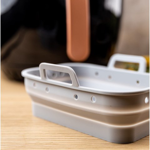 ZESTAW WKŁADÓW SILIKONOWYCH DO FRYTKOWNICY BEZTŁUSZCZOWEJ 2 SZTUKI PROSTOKĄTNY 20.5X14.5CM SKŁADANY KLAUSBERG KB-7791