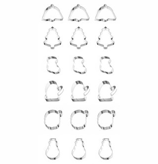 ZESTAW WYKRAWACZY DO CIASTA 18 ELE. 6 WZORÓW TADAR TD-2931