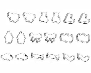 ZESTAW WYKRAWACZY DO CIASTA 18 ELE. 9 WZORÓW TADAR TD-2924