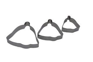 ZESTAW WYKRAWACZY DO CIASTEK PIERNIKÓW DZWONEK 3-ELE BRUNBESTE BB-3034