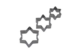 ZESTAW WYKRAWACZY DO CIASTEK PIERNIKÓW GWIAZDKA 3-ELE BRUNBESTE BB-3036