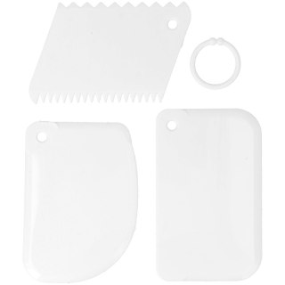 Zestaw szpatuł cukierniczych szpatuła cukiernicza 3-ele różne kształty BRUNBESTE BB-3597