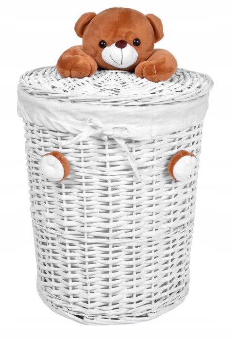 Zestaw koszy wiklinowych Miś 15L 40L 75L