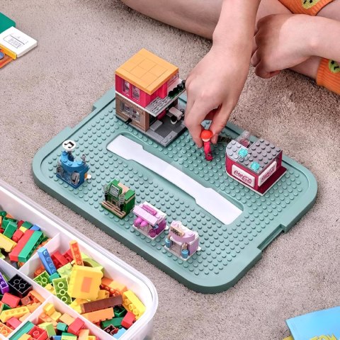 Pudełko 4-piętrowe na zabawki klocki LEGOS