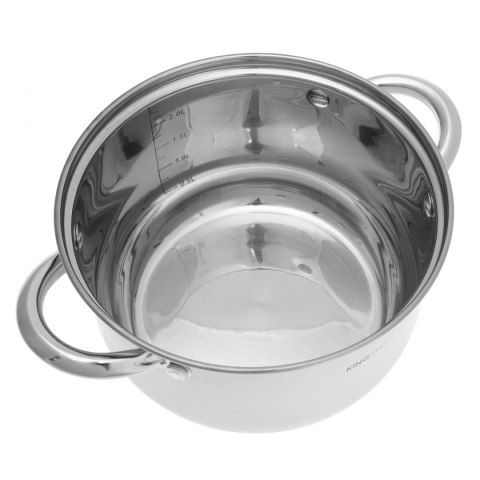 GARNKI KINGHOFF SILVER 6 ELE KH-4446
