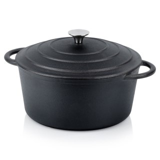 Garnek z pokrywką żeliwny indukcja gaz ciężki CAST LINE 26 cm 5L VILDE 199075
