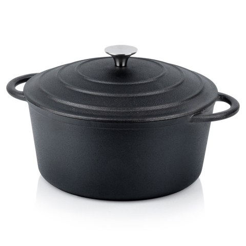 Garnek z pokrywką żeliwny indukcja gaz ciężki CAST LINE 26 cm 5L VILDE 199075