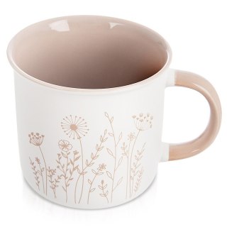 Kubek porcelanowy do kawy herbaty 400 ml biały ORION 129641
