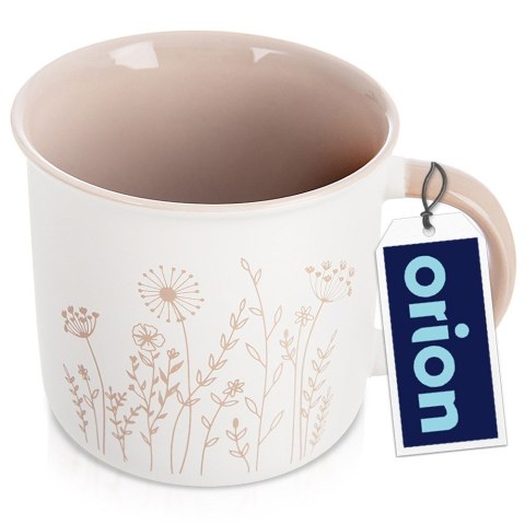 Kubek porcelanowy do kawy herbaty 400 ml biały ORION 129641