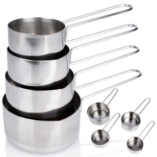 Miarki kuchenne stalowe zestaw miarek kuchennych 4-ele EXCELLENT HOUSEWARE 120511